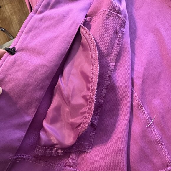 Bob Mackie Wearable Art Womens Embellished Purple Cardigan Jacket Large - Picture 4 of 8